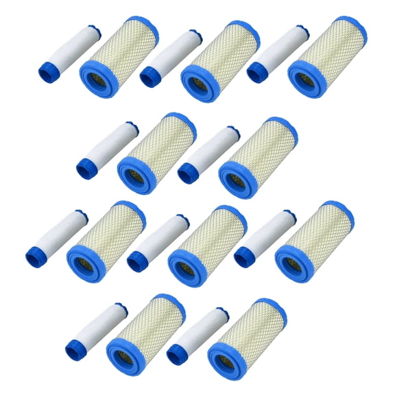The ROP Shop (Pack of 10) Inner & Outer Air Filter Kit for Kubota K1211-82320 & K121182320