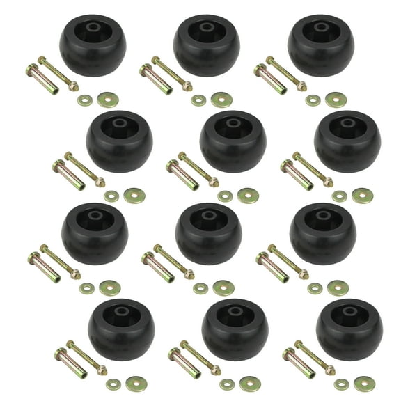 The ROP Shop (Pack of 12) Deck Wheel Kits for Toro Groundsmaster 72" & Exmark Explorer, Metro