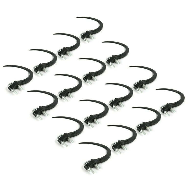 The ROP Shop | (Pack of 16) 9 Hay Accumulator Grapple Hooks With 1 5/8 on  Center Mount Holes