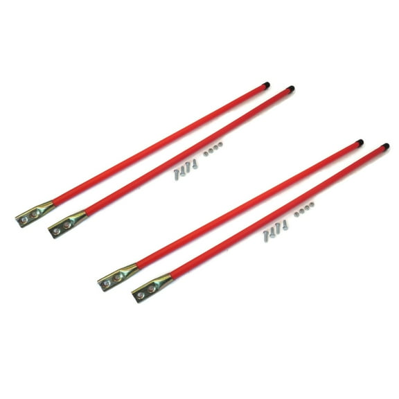 The ROP Shop 2 Pack - Buyers Products 36" Orange, Plow Blade Guide for Western Poly, MVP