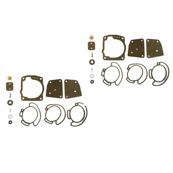 The ROP Shop (Pack of 2) Carburetor Repair Kit for 2005 OMC Johnson 115 HP J115GLSOB Outboard