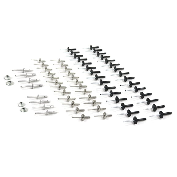The ROP Shop 2 Pack - Complete Body Trim Rivet Kit for EZ-GO 10570G11, 10570G12 TXT Repair