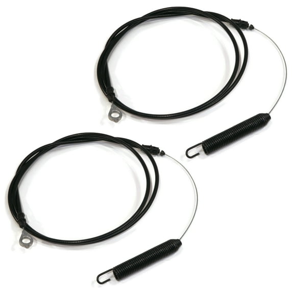 The ROP Shop 2 Pack - Deck Engagement Clutch Cable for Husqvarna 532408319 532435110 Mower