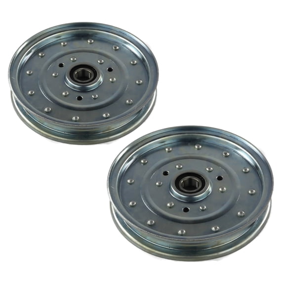 The ROP Shop (Pack of 2) Flat Idler Pulleys for 2006 & 2007 Toro Z Master Z500 74248 52" Deck