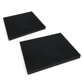 The ROP Shop 2 Pack - Pro-Wing Rubber Edges for Buyers PW-22, PW22 Snowplow Blade Extender