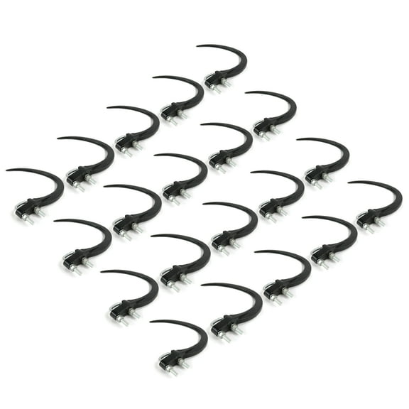 The ROP Shop 20 Pack - 9" Hay Accumulator Grapple Hooks with 1 5/8" on Center Mount Holes