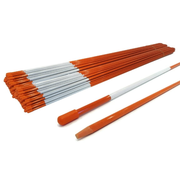 The ROP Shop (Pack of 200) 1/4" x 48" Driveway Markers for Curbs, Lawns, Garden, Speed Bumps