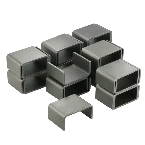 The ROP Shop 24 Pack - 2x4 Steel Weld-On Brackets for Cargo Strap & Transport Binder Chain