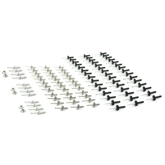 The ROP Shop 3 Pack - Complete Body Trim Rivet Kit for 1994 & Up EZ-GO TXT Gas & Electric