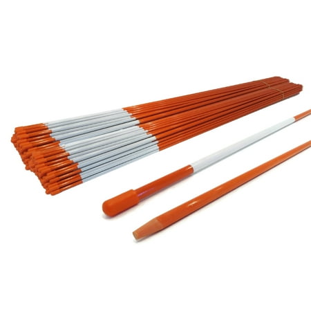 The ROP Shop | (Pack of 300) Landscape Walkway Rods for Snow Plowing Visibility 5/16" x 48"