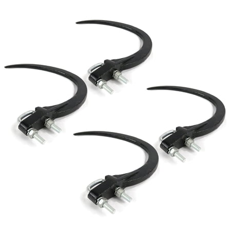 The ROP Shop | (Pack of 4) 9" Straw Grapple Hook Kits Mounts on 1 1/4" Square Bar Accumulator