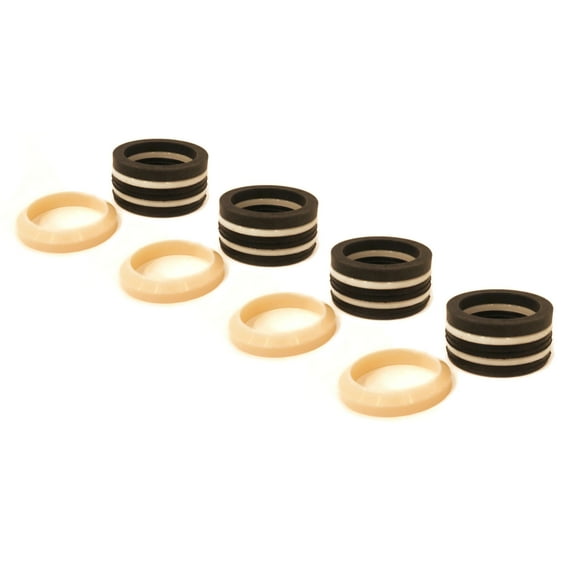 The ROP Shop 4 Pack - Buyers Products Snowplow 1 1/2" Seal Packing Kit for Boss HYD01659