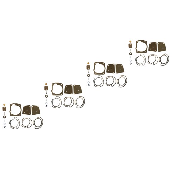 The ROP Shop (Pack of 4) Carburetor Repair Kit for 1996 Johnson 115 HP J115GLEDR Boat Engine