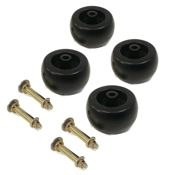 The ROP Shop (Pack of 4) Deck Wheel Kit with Roller Bushing for Exmark 1-603299, 1603299