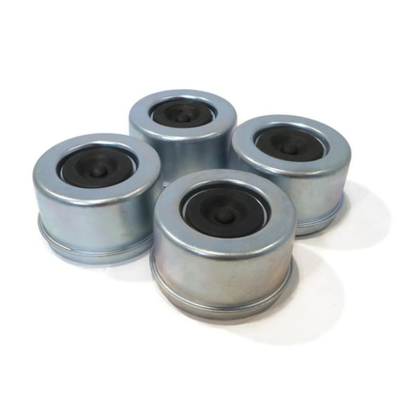 The ROP Shop 4-Pack - Grease Caps, 2.72" Diameter, with Rubber Inserts for EZ Lube Spindle