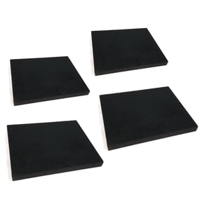 The ROP Shop 4 Pack - Pro-Wing PW22 Rubber Edges for Maxim 410128 Snowplow Blade Extension