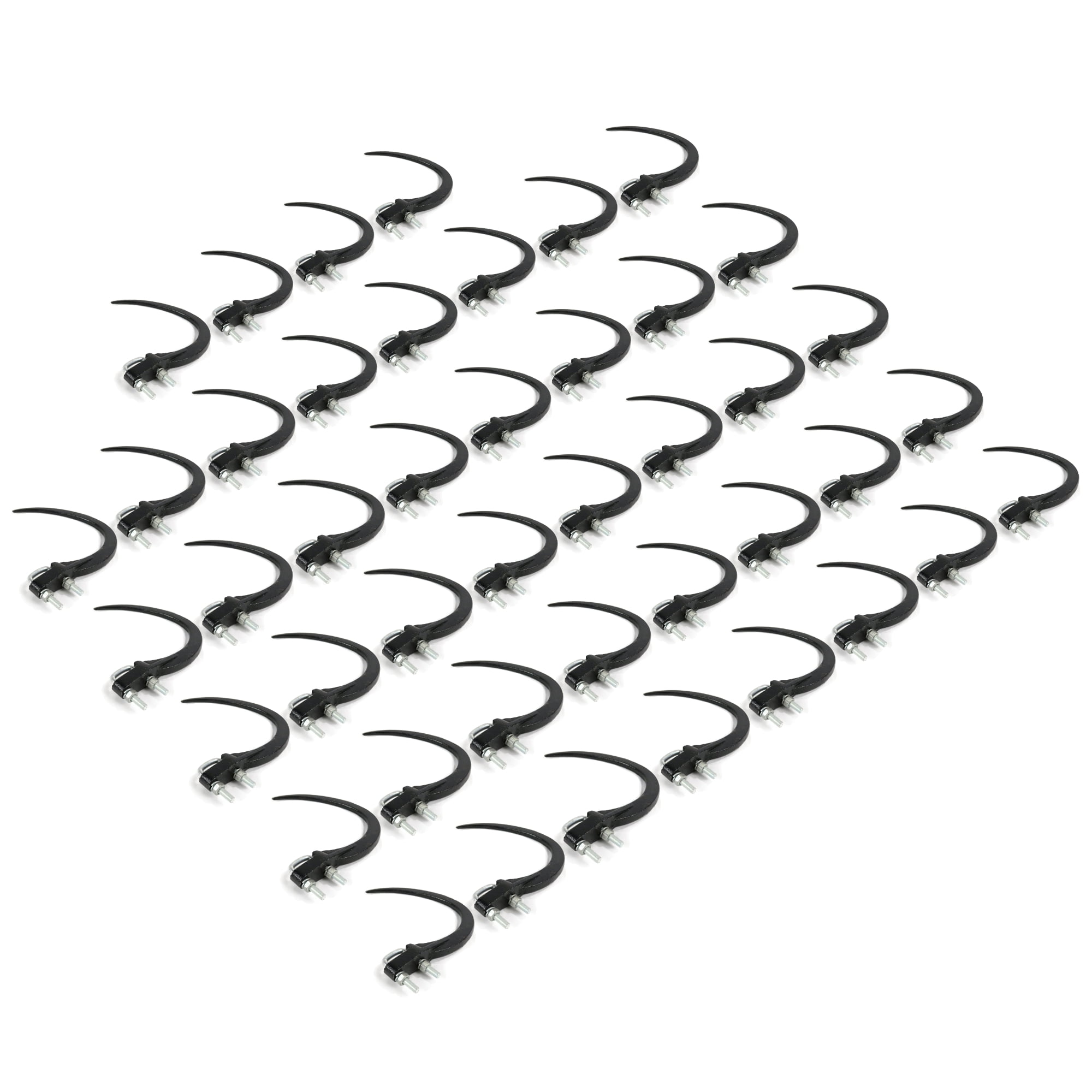 The ROP Shop (Pack of 44) 9" Hay Accumulator Grapple Hook Kits with U-Bolts, Nuts, Washers