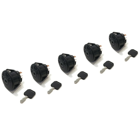 The ROP Shop (Pack of 5) Starter Switch with Key for Stens 430-445, 430445 ZTR Lawn Mower