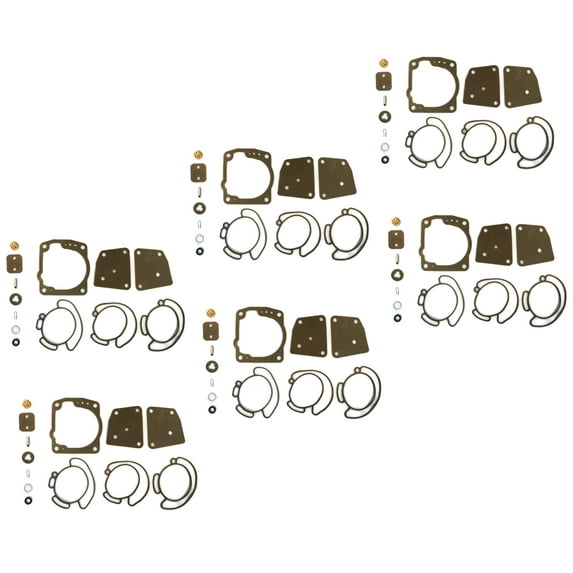 The ROP Shop (Pack of 6) Carburetor Repair Kit for 1999 OMC Johnson 115HP & 150HP J150WPLEES