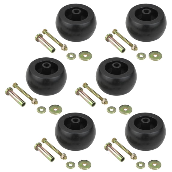 The ROP Shop (Pack of 6) Deck Wheel Kits for 2007 Exmark LAS25KC604, LAS28KA524, LAS28KA604