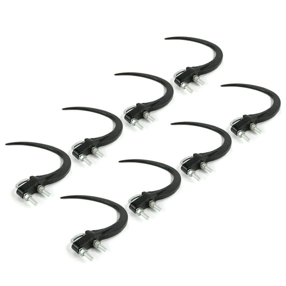 The ROP Shop (Pack of 8) 9" Straw Grapple Hook Kits Mounts on 1 1/4" Square Bar Accumulator