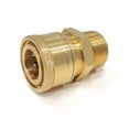 thumbnail image 1 of The ROP Shop M22 MPT X 3/8" Brass Quick Connect Coupler for Water Pumps and Spray Wand Guns, 1 of 6