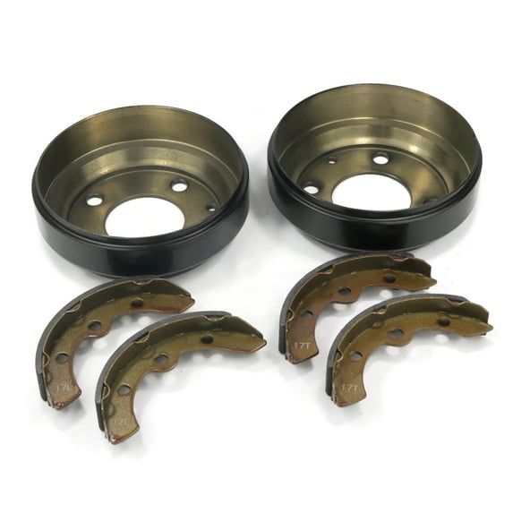 The ROP Shop Rear Brake Drums & Shoes for 2004 & Up Club Car Precedent Electric Golf Carts