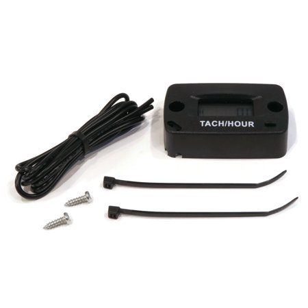 The ROP Shop | Resettable Digital Tach Hour Meter For Monitoring Oil Change Intervals, 10 Hours