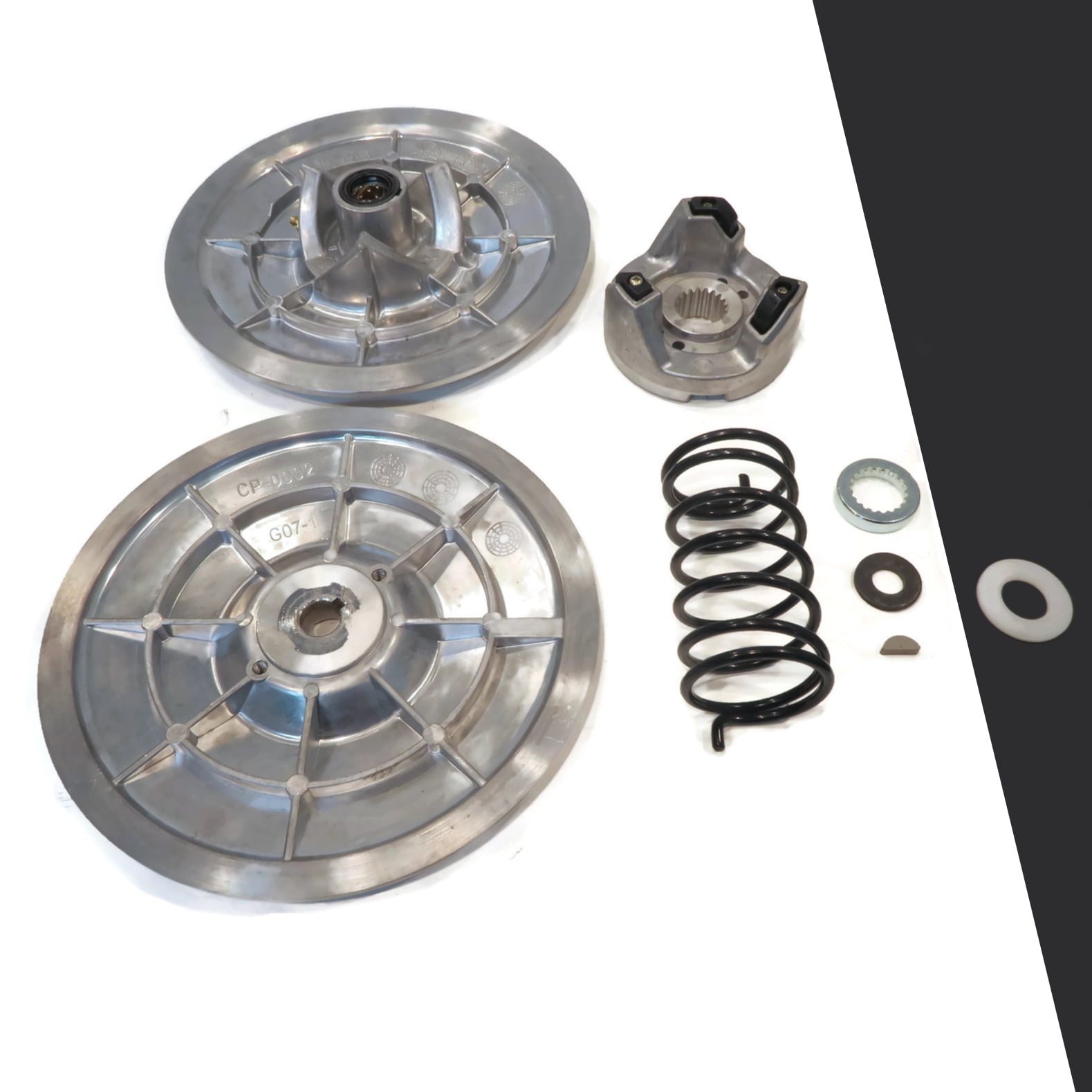The ROP Shop Secondary Driven Clutch Sheave Assembly for 2005 Yamaha ...