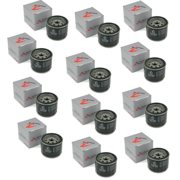 The ROP Shop Set of 12 Oil Filters for Ransomes 2722463, 416-4153, 4164153, 416-4537, 4164537