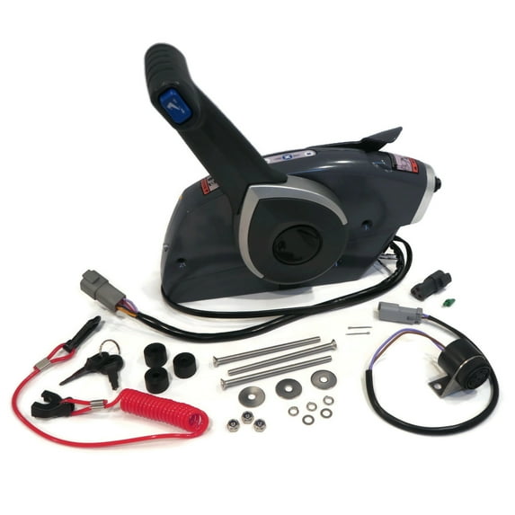 The ROP Shop Side Mount Remote Control for 1989 Evinrude Outboard 150 TE150TXCEM, E150CXCEM