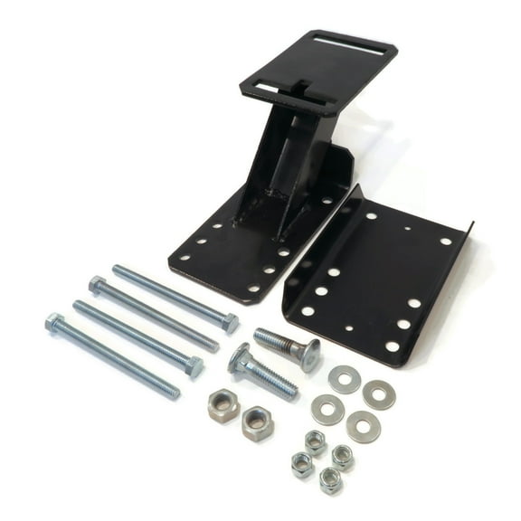 The ROP Shop Spare Tire Wheel Mount Kit with Hardware, Angled Bracket for Cargo, Boat, Camper
