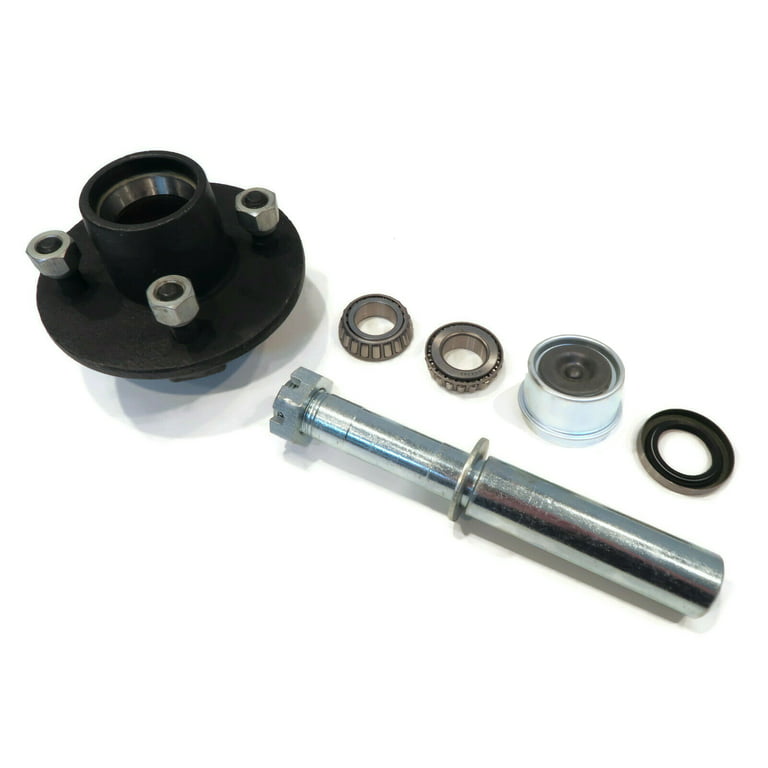 The ROP Shop  Trailer Axle Kit Assembly W/ 4 on 4 Bolt Idler Hub