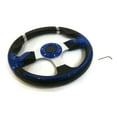 thumbnail image 1 of The ROP Shop | Universal 13" Steering Wheel Blue/Chrome, Formula GT For All-Terrain Vehicle ATV, 1 of 5