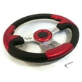 thumbnail image 1 of The ROP Shop Universal 13" Steering Wheel Red & Black, Formula GT for Race, Street & Hot Rod, 1 of 5
