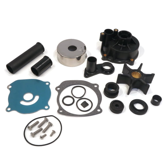 The ROP Shop Water Pump Impeller Kit for 1993-1994 OMC Quiet Rider 150 Boat Engine Assembly