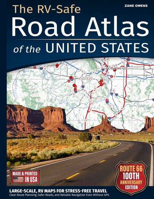 Usa Rv Map The RV-Safe Road Atlas of the United States: Large-Scale, RV Maps for ...