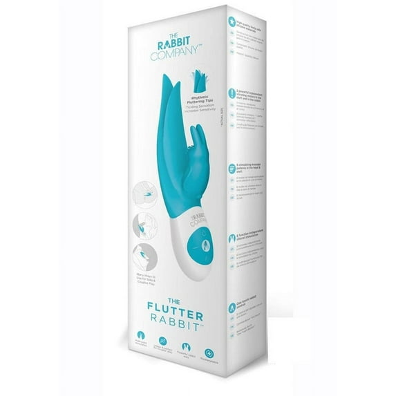 The Rabbit Company The Flutter Rabbit Rabbit Vibrator, Blue