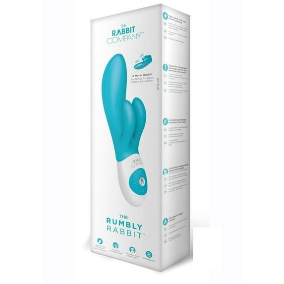 The Rabbit Company The Rumbly Rabbit Rabbit Vibrator, Blue