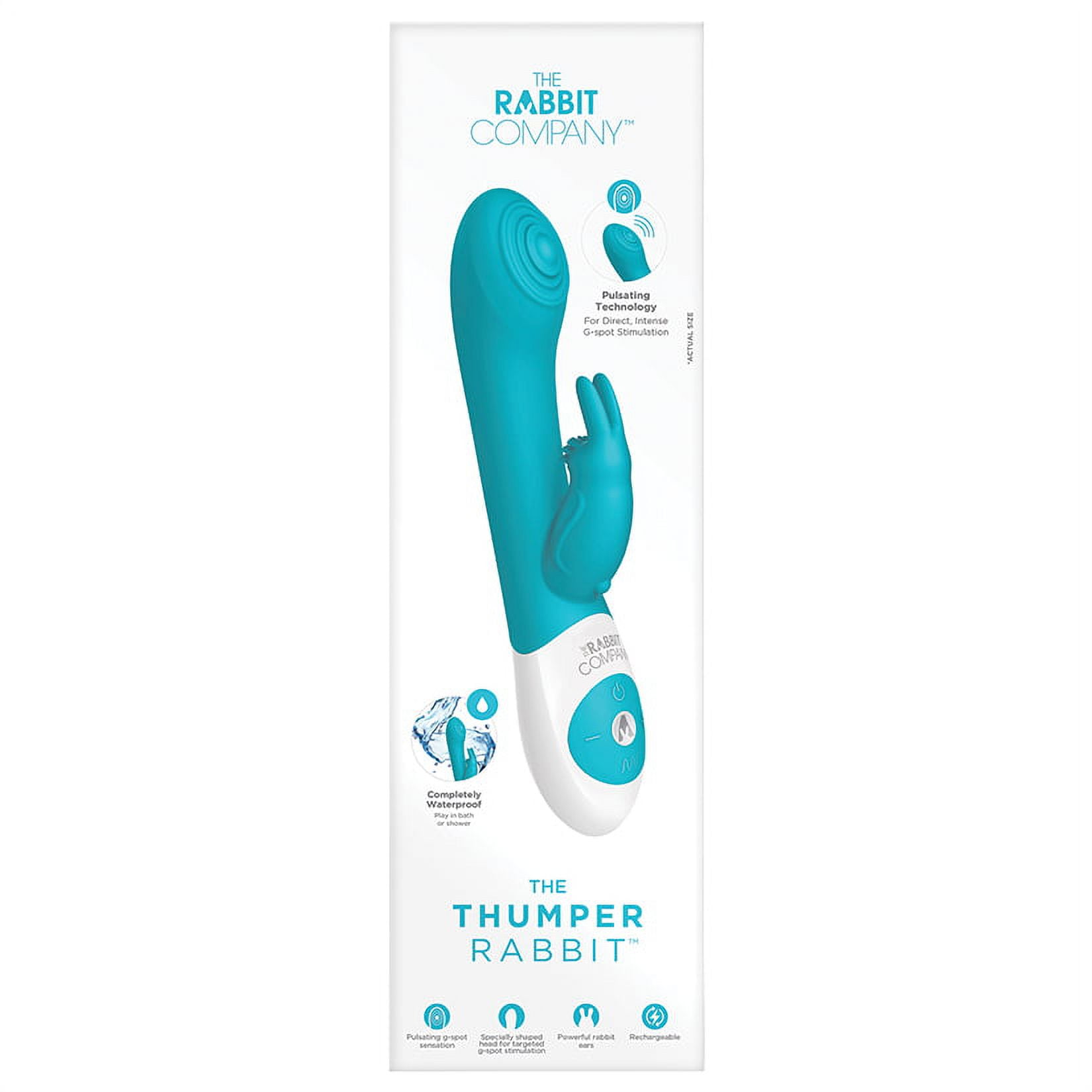 The Rabbit Company The Thumper Rabbit Vibrator, Blue - Walmart.com