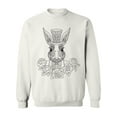 thumbnail image 1 of The Rabbit With A Hat Sweatshirt Men -Image by Shutterstock, Male Large, 1 of 4
