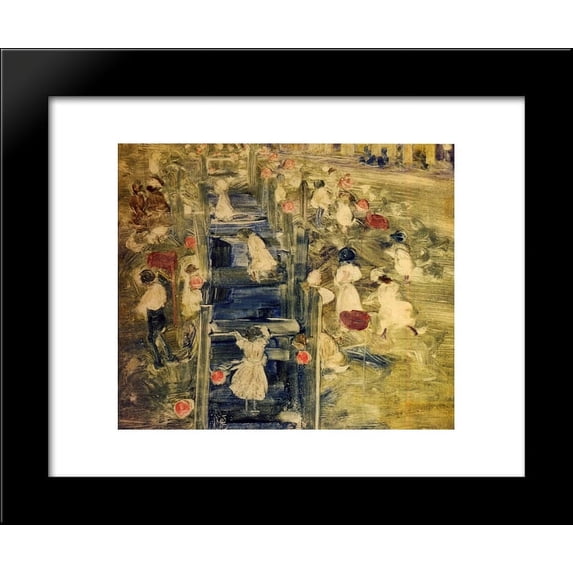 The Race 20x24 Framed Art Print by Prendergast, Maurice