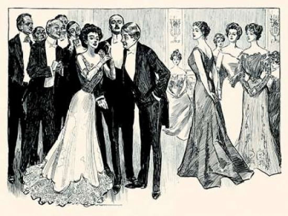 The Race is Not Always to the Beautiful Canvas Art - Charles Dana Gibson (18 x 24)