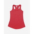thumbnail image 1 of The Racer Back Tank | 8700 | Red Heather | Medium, 1 of 2