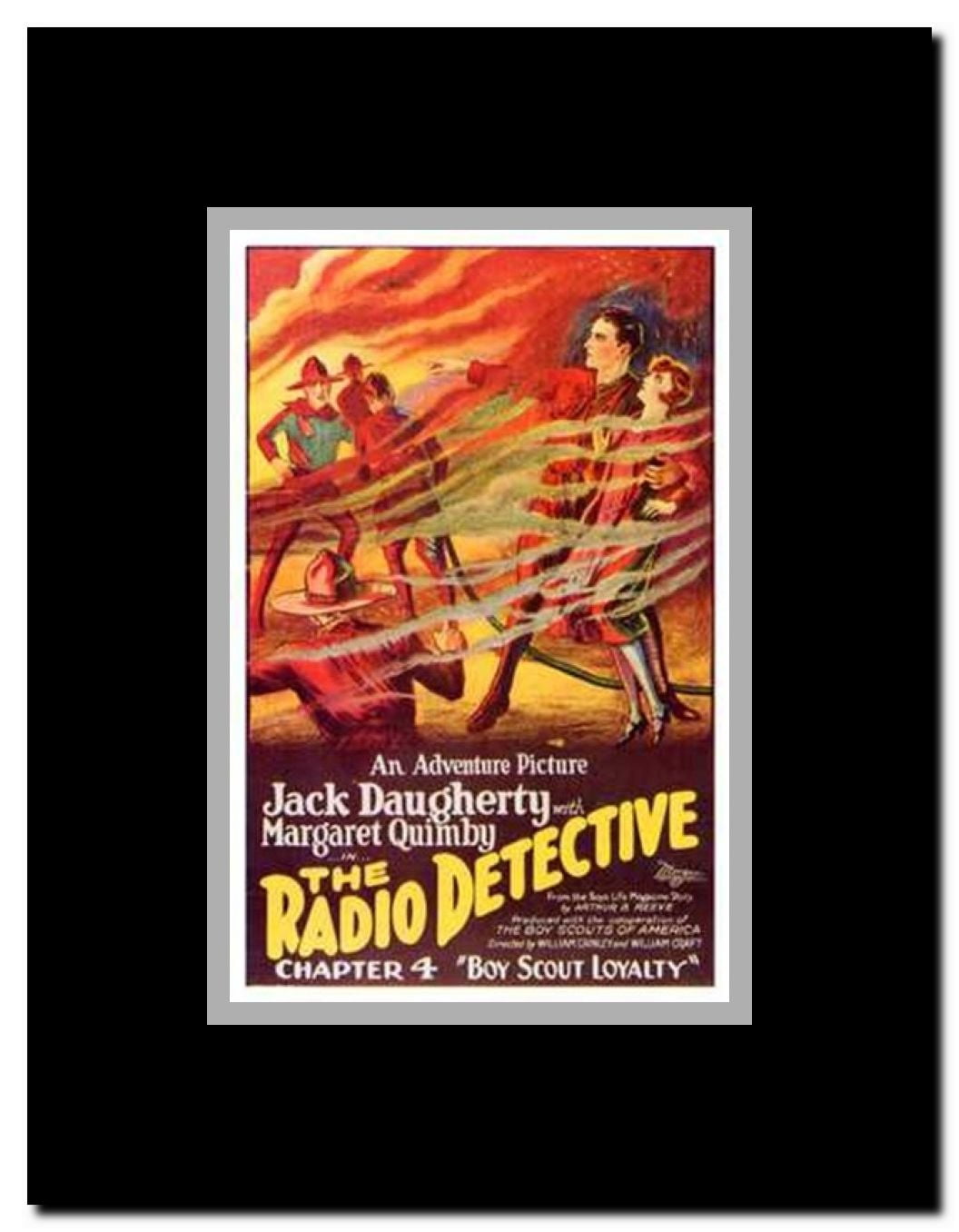 The Radio Detective Framed Movie Poster