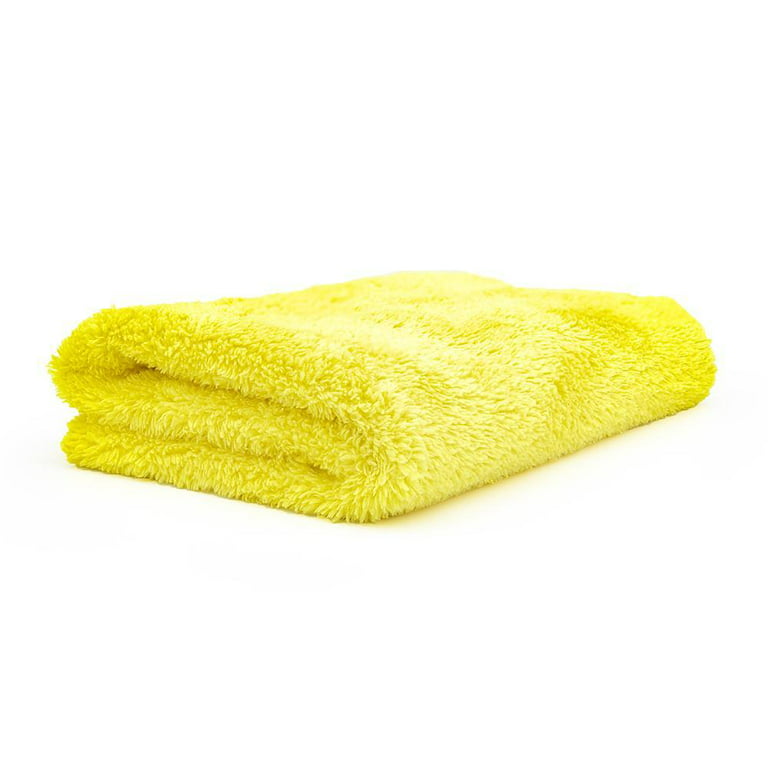 The Rag Company 11616-EAGLE-350-YEL 16x16 EDGELESS Microfiber Towel Yellow  6PACK 