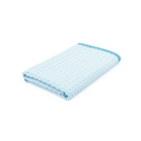 The Rag Company 12040-DMR-LTBLU 20x40 DRY ME A RIVER Waffle-Weave Towel LTE BLUE