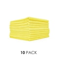 thumbnail image 1 of The Rag Company 51616-E-300-YEL 16x16 EDGELESS Microfiber Towel Yellow 10 PACK, 1 of 4