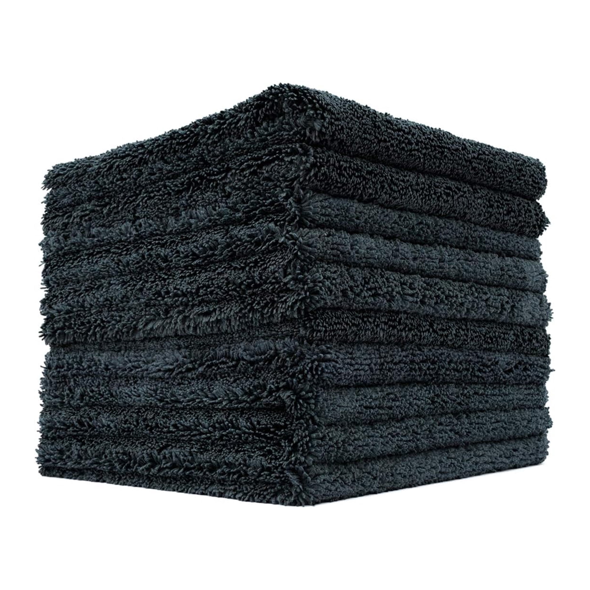 The Rag Company - Creature Edgeless - 420gsm, 16in x 16in, Black (10 Pack)
