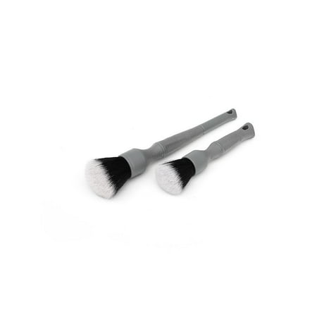 The Rag Company DF-BRUSH-SET-FINE-TRIGRIP-GRY ULTRA-SOFT DETAILING BRUSHES Gray